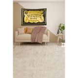 Ontheclouds Sarı Ruh Çağırma Tahtası Ouija Desenli Leke Tutmaz Kadife Kumaş Duvar Örtüsü Duvar Halısı Tapestry, 70 x 100