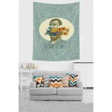 Ontheclouds Van Gogh Flower Leke Tutmaz Kumaş Duvar Örtüsü Duvar Halısı Tapestry, 140 x 140