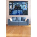 Ontheclouds Van Gogh Yıldızlı Geceler Leke Tutmaz Kadife Dokulu Kumaş Duvar Örtüsü Duvar Halısı Tapestry, 140 x 230