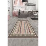 Ontheclouds Vizon Kilim Desenli Yıkanabilir Kaymaz Taban Leke Tutmaz Modern Salon Halısı Ve Yolluk, 100 x 500 AYH089U