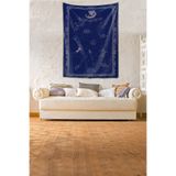 Ontheclouds Yıkanabilir Leke Tutmaz Mikropetek Kumaş Astroloji Burç Desen Duvar Örtüsü Duvar Halısı Tapestry, 100 x 140, 100 x 140 WLL021B