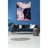 Ontheclouds Yıkanabilir Leke Tutmaz Mikropetek Kumaş Astroloji Burç Desen Duvar Örtüsü Duvar Halısı Tapestry, 70 x 100, 70 x 100 WLL022A
