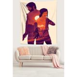Ontheclouds Yıkanabilir Leke Tutmaz Mikropetek Kumaş Duvar Örtüsü Duvar Halısı Tapestry, 70 x 70