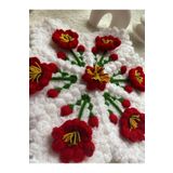 ONTİC Çeyizlik El Örgüsü Damat Bohçası Gelin Çeyizi Hediyelik Dolgun ilmek Banyo Lifi