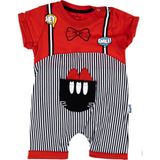 Önü Cepli Unisex Çocuk Tulum - 00Kırmızı - 6 - 9 Ay