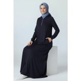 ÖNÜ FERMUARLI GİZLİ CEPLİ MEVLANA MODEL FERACE
