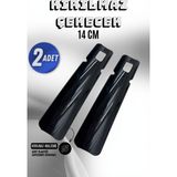 Onur 2 Adet - Siyah 14 cm Ayakkabı Çekeceği | Sert Plastik Asılabilir Çekecek Yumuşak Kerata Küçük