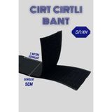 Onur Cırt Cırtlı Bant 5 cm Genişlik 1 Metre Çift Taraflı Güçlü Tutuş Yapıştırıcı Bant - Siyah