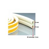 ONUR KAUÇUK  kapı Pencere Bandı Fitili Yapışkanlı Soğuk Izolasyon D Bant Beyaz 10X2=20 mt