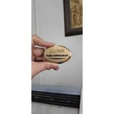 OnurAjans OVAL METAL GOLD YAKA İSİMLİĞİ