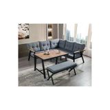 Onurdesign Asil Köşe Balkon Bahçe Çay Seti Takımı