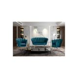 Onurdesign Istiridye Çay Seti Metal Ayaklı Balkon Salon Bahçe Oturma Grubu