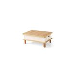 OnurEvimde Akıllı Sehpa Sihirli Sehpa Bohem Orta Sehpa Açılabilir Sehpa Masa Meşe Renk 60x90 cm