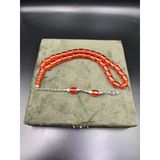 Onurlu Tesbihane Osmanlı Benzetme Sıkma Kehribar Tesbih (Ateş Kırmızısı, 9X10 Mm) Vitrin