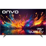 Onvo 75VQ90F3UA 75 inç 190 Ekran 4K Ultra HD Google QLED TV