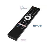 Onvo İle Uyumlu Model 85OVF9001UQ Mikrofonlu Smart 4K Led Tv Kumandası