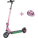 Onvo Kx-03 200W Pembe Elektrikli Çocuk Scooter - Pembe Kasklı