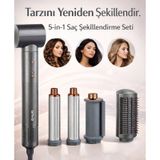 Onvo Ovhc03 5 İ 1 Arada Profesyonel Saç Şekillendirme Ve Kurutma Seti Siyah