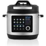 Onvo OVTC02 1000W Elektrikli Düdüklü Tencere 6L Akıllı Pişirici - Gri