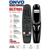 ONVO webos sesli kumanda / airmouse kumanda / sihirli kumanda muadili / Akıllı TV sesli komut kumandası / Mikrofonlu TV kumandası /ONVO Smart TV kumanda / Android TV kumanda