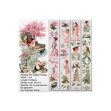 Onwize Blossom Sonata Vintage PET Tape – 7cm x 5m Sakura Çiçekli Scrapbook Dekoratif Bant