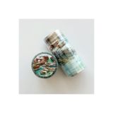 Onwize Coastal Canyon PET Tape 10 cm x 5 m Dekoratif Şeffaf Scrapbook ve Journaling Bandı