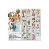 Onwize Garden Reverie Vintage PET Tape – 7cm x 5m Floral Scrapbook Dekoratif Bant
