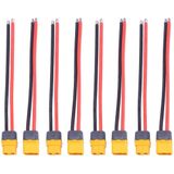 Onyehn 4 Çift 150mm 12AWG Silikon Tel XT60H Tak Erkek ve Dişi Konnektör RC Lipo Pil FPV Yarış Drone için, Kılıf Muhafaza Kapağı ile