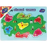 Onyıl Oyuncak ONY-204-205 AHŞAP TUTMALI KIKTALARI VE BÖLGELERİ