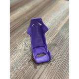 Onyx Recaro Koltuk Tasarımlı 3D Baskı Masaüstü Telefon Tutucu – Şarj Uyumlu - Mor