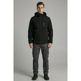 Onz Culis Erkek Su ve Rüzgar Geçirmez Softshell Mont Içi Tay Tüyü Kışlık Outdoor - Siyah