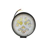ÖOA Beyaz Sarı Led Çakarlı Yuvarlak Off Road Sis Farı Çalışma Lambası