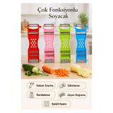 ookico Çok Fonksiyonlu Sebze Doğrayıcı, Spiral Rende ve Julienne Soyacak