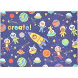 Ooly Desenli Ooly Pad Duo 2'li Resim Defteri - Space Critters