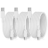 OOOUSE USB C - USB C Kablosu 3 Paket 10ft 60W [Apple MFi Sertifikalı], iPhone 15 Şarj Kablosu Hızlı Uzun Şarj Kablosu iPhone 15/15 Pro/15 Artı/15 Pro Max, iPad Pro, Air5, MacBook Air için
