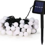 OPAK SARI GÜNEŞ ENERJİLİ 5 METRE 47 LED SARI BAHÇE TERAS PARTİ BALKON SÜSÜ AYDINLATMA LAMBASI