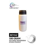 Opak & Transparan Sıvı Pigment Boya 100 Gram / Beyaz / Epoksi Için
