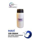 Opak & Transparan Sıvı Pigment Boya 100 Gram / Mavi / Epoksi Için