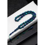 Opal Doğal Taş Tesbih 6 X 10 Mm Kapsül Kesim - T-1631