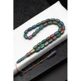 Opal Doğal Taş Tesbih 6 X 10 Mm Kapsül Kesim - T-1632