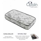 Opalin Tuğralı Ortopedik 90x200 cm Yaylı Yatak