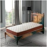 Opalın Ultra Lüx Bambu Ortopedik Yatak 100 x 170 cm Orta Sert Özellikli Yaylı Yatak - Beyaz