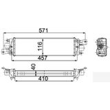 OPAR 51718679 Turbo Radyatörü Albea 1.3 Jtd 457X116X40