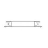 OPAR 51785221 Turbo Radyatörü Linea 07- 1.3 Mjtd 1.6 Mjtd Al - Al Sıstem 450X101X50