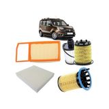Opar Fiat Doblo 95 Beygir Euro 6 4lü Filtre Bakım Seti 1.3 D Multijet 2016 Sonrası Kit2104b