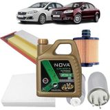 Opar Fiat Linea 4Plus Filtre Bakım Seti Euro 5 1.3 Multijet Nova Yağlı 2009 Sonrası KİT1435D
