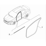 OPAR On Kapı Çerçeve Altı Sızdırmazlık Fitili Fiat EGEA 51983887