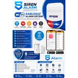 OPAX Bgr-12 Wifi Kablosuz Siren Alarm Sistemi Mobil Uygulamalı (1 Yıl Ahm )