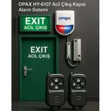 Opax Hy-6107 Kablolu & Kablosuz Acil Çıkış Kapısı Alarm Sistemi