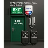 OPAX HY 6107 KABLOLU/KABLOSUZ ACİL ÇIKIS KAPI ALARM SİSTEMİ